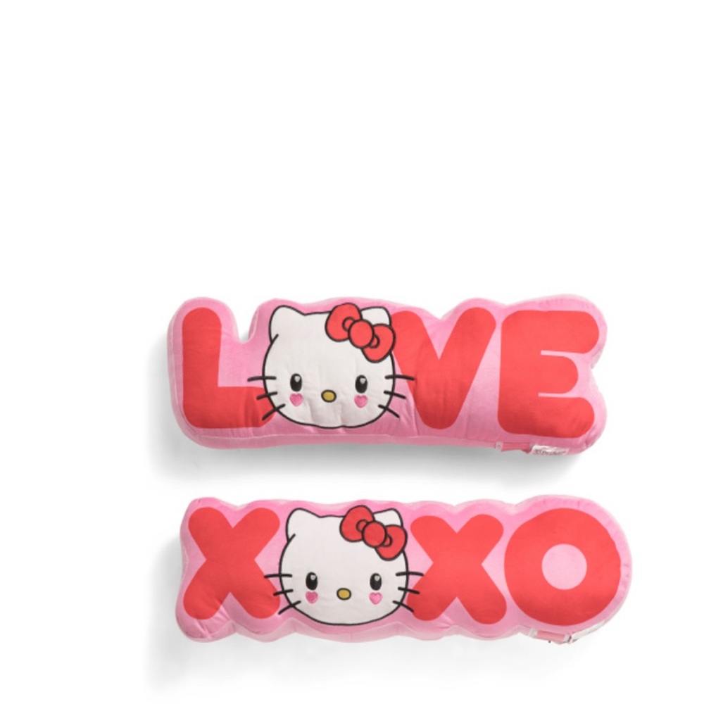 Hello Kitty Pink 'Love' and 'XOXO' Plush Set